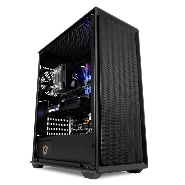 Корпус Sharkoon VK3 Black / Midi-Tower / ATX / 2x120мм Fans / GPU до 375 мм / Черный - изображение 2