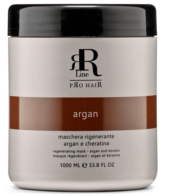 Реструктуризирующая маска RR Line Argan Star Mask с маслом арганы и кератином, 1 л - Фото 1 Реструктуризирующая маска RR Line Argan Star Mask с маслом арганы и кератином, 1 л - изображение 1