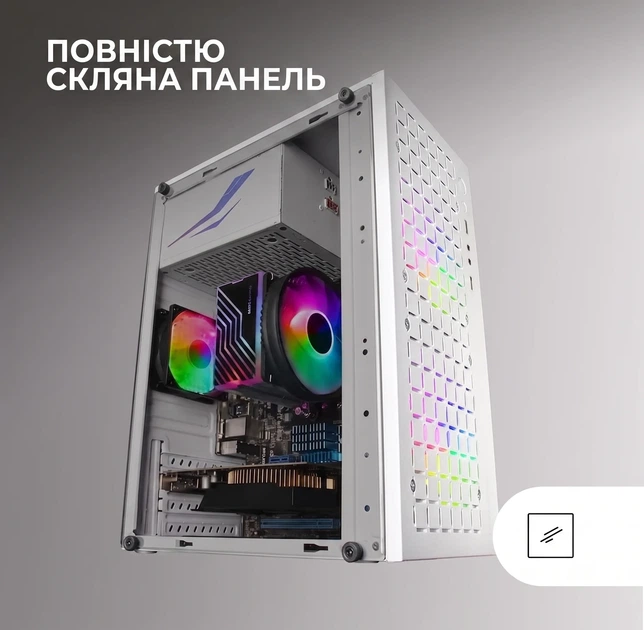 Корпус для ПК Mars Gaming MC-CORE / без БП / RGB / Черный b1 - изображение 3