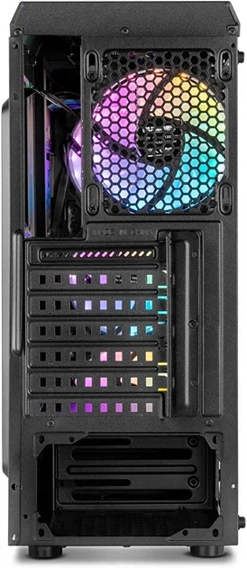Корпус Nox Hummer TGM / без БЖ / Miditower / ATX / Glass / 4x120mm ARGB / Чорний - зображення 6