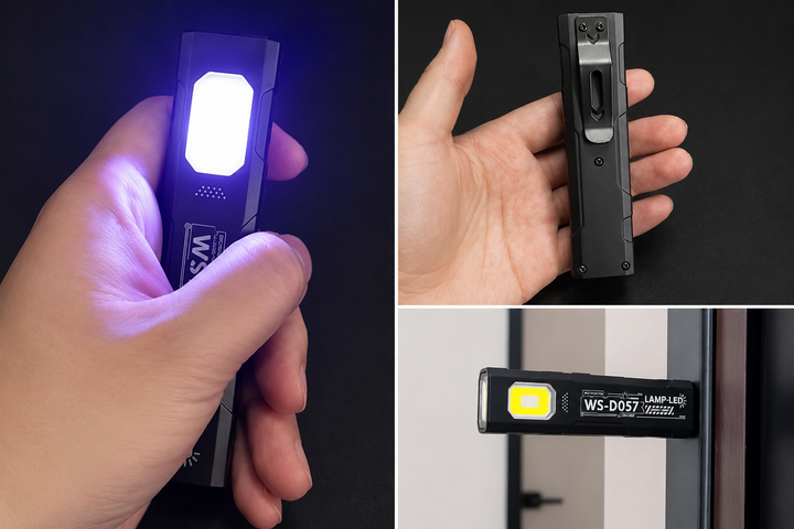 Портативний LED ліхтарик-ручка COB USB Type-C з магнітом, 5 режимів освітлення, акумуляторний - Фото 6 Портативний LED ліхтарик-ручка COB USB Type-C з магнітом, 5 режимів освітлення, акумуляторний - зображення 6