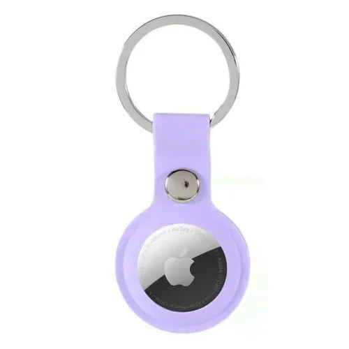Брелок Silicone Key Ring для AirTag/ AirTag 2 Lilac - Фото 1 Брелок Silicone Key Ring для AirTag/ AirTag 2 Lilac - изображение 1