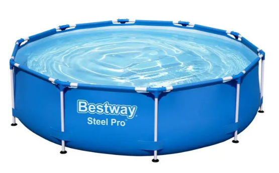Круглый каркасный бассейн для отдыха на природе Bestway 366 x 76 см для всей семьи, с фильтр-насосом, для дачи и детей из ПВХ - изображение 3