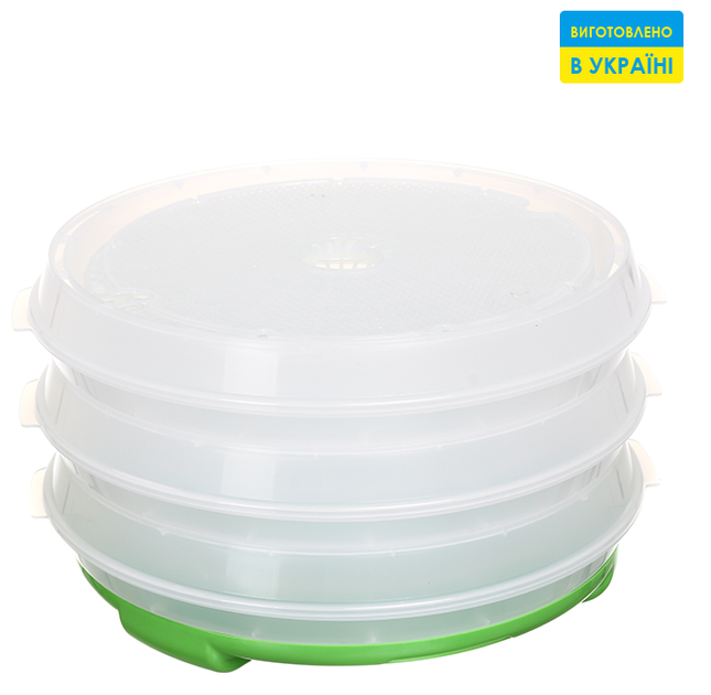 Сушилка для овощей и фруктов SATURN ST-FP0115 green - Фото 8 Сушилка для овощей и фруктов SATURN ST-FP0115 green - изображение 8