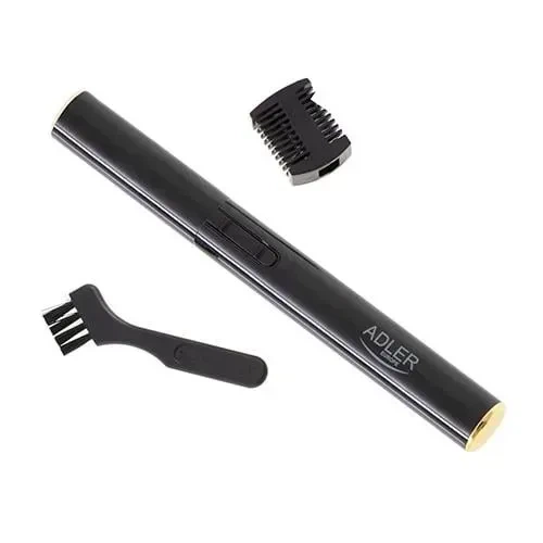 Компактный триммер-ручка Adler AD 2934 Black — Алюминиевый корпус и прецизионное моделирование бровей - изображение 3