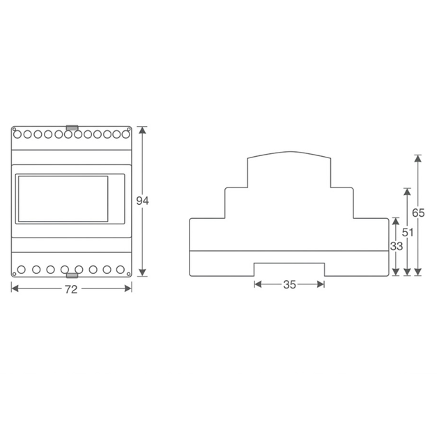 Счетчик электроэнергии Deye Eastron SDM630MCT-ETL 3-фазный RS485 Modbus DIN 230/400 В IP51 White - изображение 5