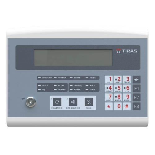 Прибор приемно-контрольный пожарный Tiras ППКП - 16.128 П 220V 30 ВА Серый - изображение 3