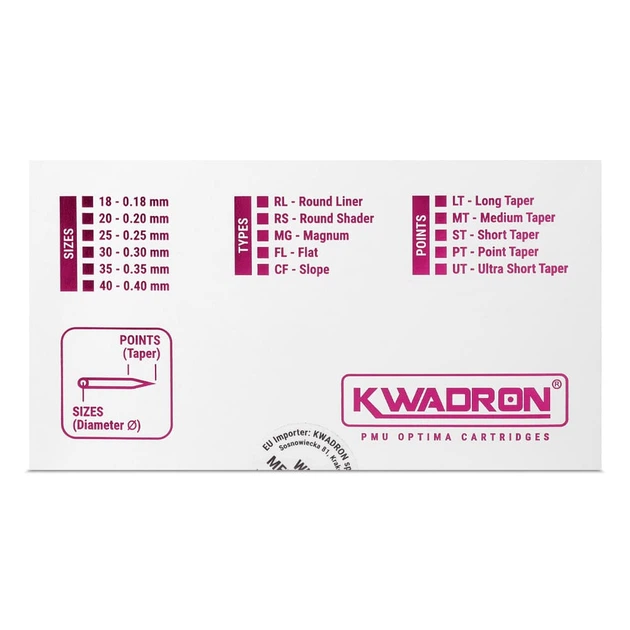 Картриджи Kwadron PMU Optima RLLT для перманентного макияжа и тату (25, 1) - изображение 5