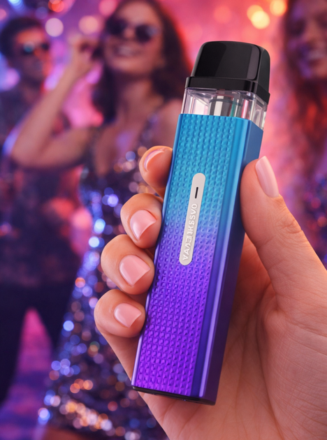 POD-система Vaporesso XROS MINI KIt Grape Purple вейп 1000 мАч под система вапорессо иксрос мини кит фиолетовая до 30Вт - изображение 3