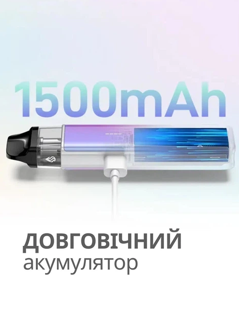 Багаторазова електронна сигарета Vaporesso Xros 5 Mini Black багаторазовий міні-під на 0,8 Ом електронка на 1500мАч до 30 Вт заправка top-fill 3 мл - зображення 11