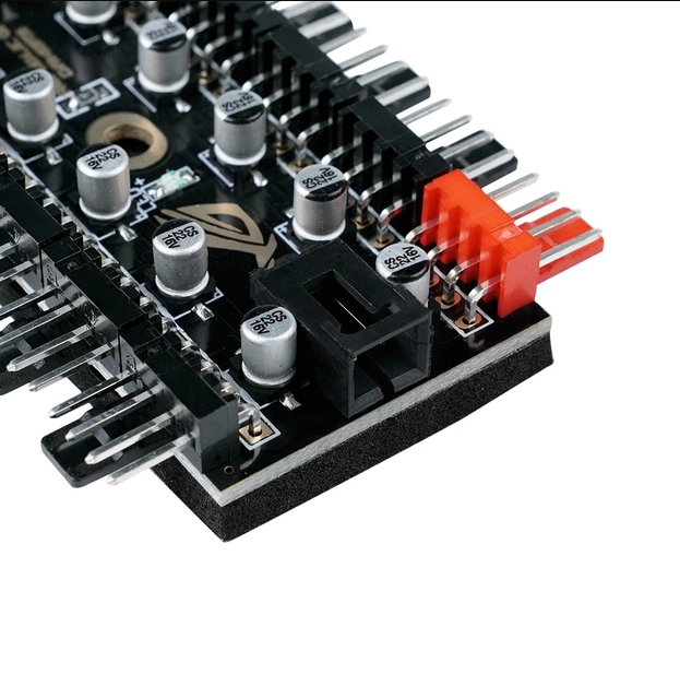 Сплитер-разветвитель MOLEX на 10 кулеров 4 Pin / 3 Pin PH35 Fan Hub - изображение 3