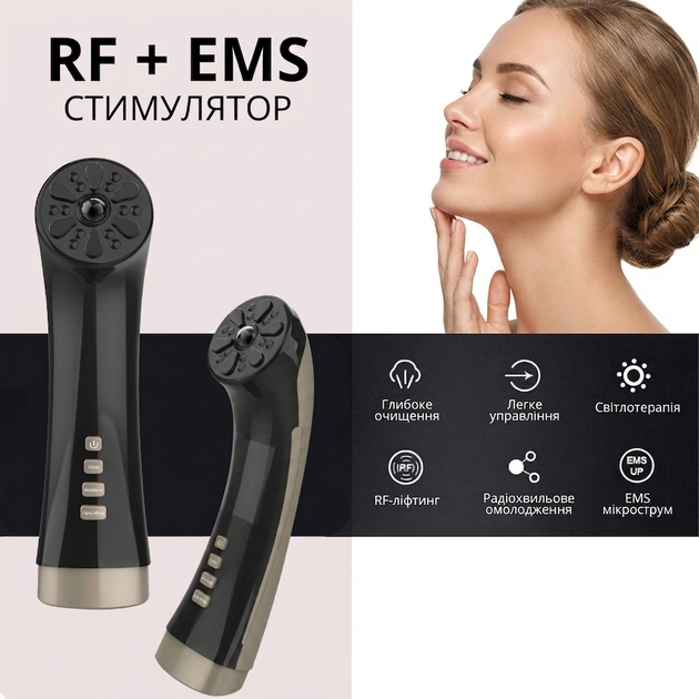Микротоковый массажер для лица Doctor-101 + RF лифтинг + EMS + светотерапия для лифтинга и омоложения кожи (BP-1868) - Фото 6 Микротоковый массажер для лица Doctor-101 + RF лифтинг + EMS + светотерапия для лифтинга и омоложения кожи (BP-1868) - изображение 6