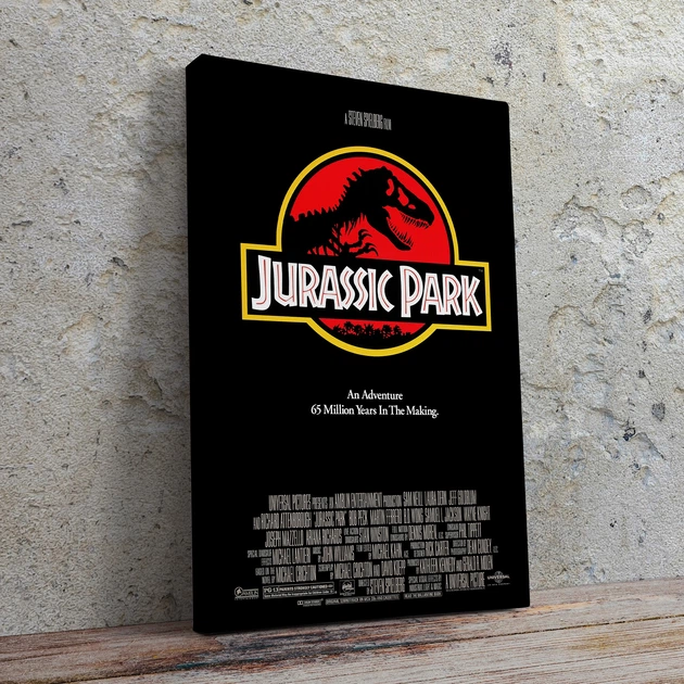 Інтер'єрна картина Парк Юрського періоду, Jurassic Park (1993), фантастика, Спілберг, культове кіно, 60×40 см (id7318) - зображення 2