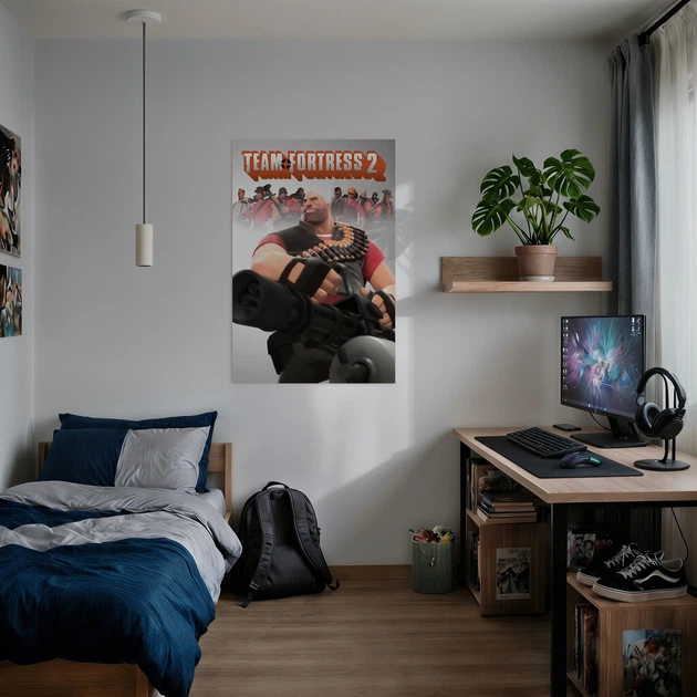 Постер Team Fortress 2, TF2, декор комнаты геймера, A2 60×43 см (id7321) - изображение 2