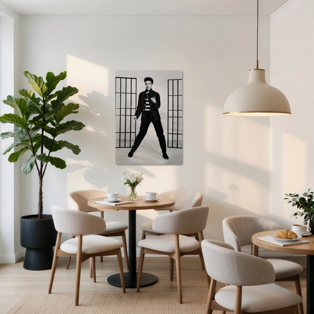 Інтер'єрна картина Елвіс Преслі, Elvis Presley, rockabilly, король рок-н-ролу, 42×30 см (id1744) - зображення 2