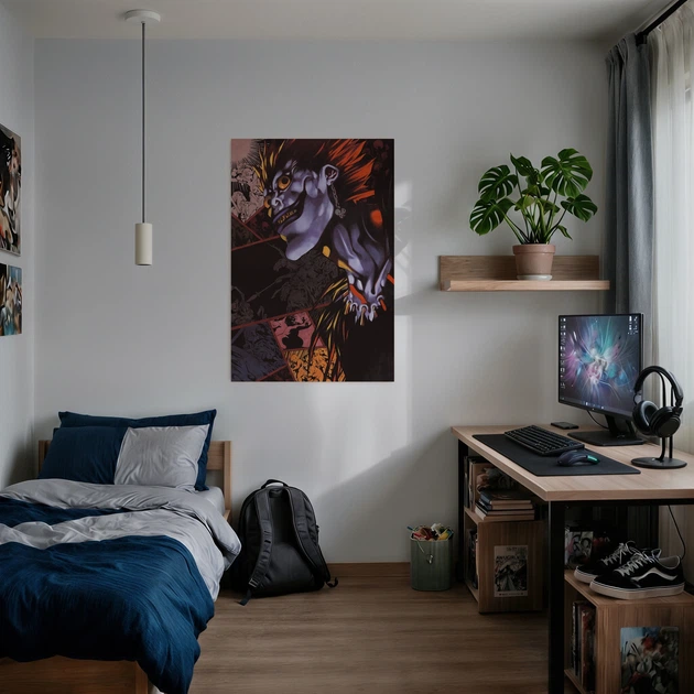 Постер Тетрадь Смерти, Бог Смерти Рюк, Death Note, аниме постер, A3 42×28 см (id3584) - изображение 2