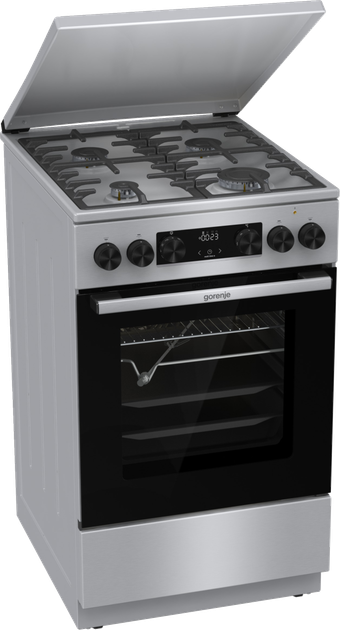 Kuchenka gazowo-elektryczna Gorenje GKS5C71XF - obraz 2