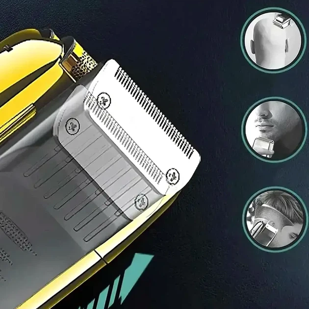 Электробритва VGR Super Trim V-332 золотая с дисплеем аккумуляторная USB 150 минут работы 3 скорости - изображение 15