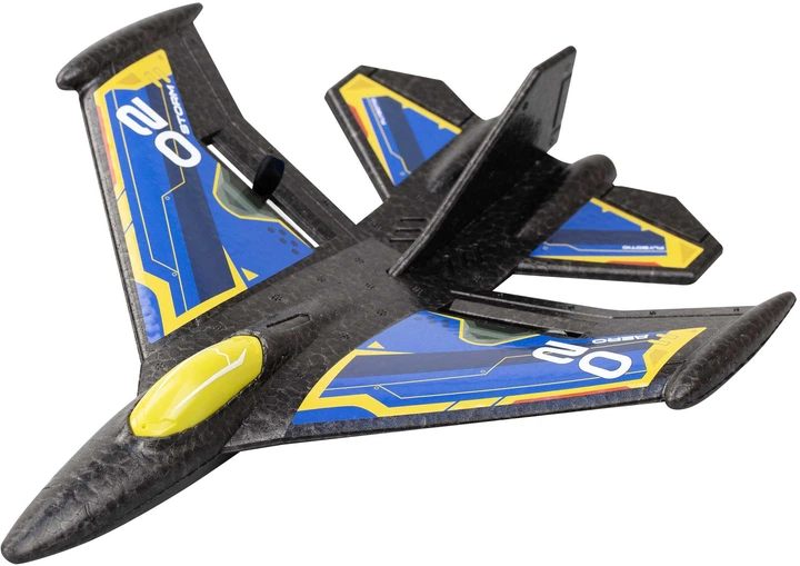 Дистанційно керований літак AS Silverlit: Flybotic - Sonic Evo Remote Control Airplane Blue (7530-85741) (4891813857419) - зображення 2