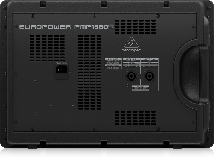 Мікшерний пульт Behringer EUROPOWER PMP1680S (4033653021258) - Фото 4 Мікшерний пульт Behringer EUROPOWER PMP1680S (4033653021258) - зображення 4