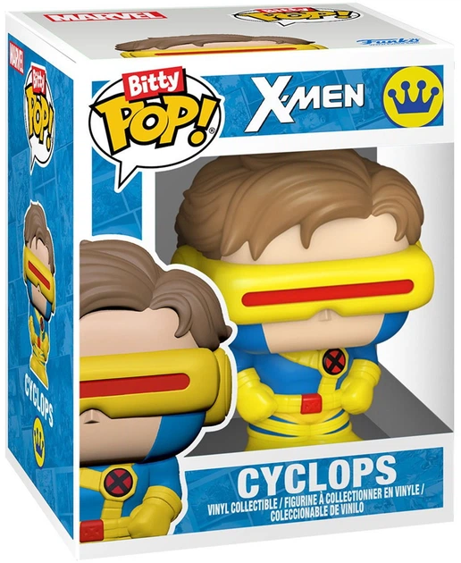 Набір фігурок Funko Bitty Pop! X-Men: Фенікс, Янгол, Айсмен, Циклоп 2.3 см 91391 (889698913911) - зображення 7
