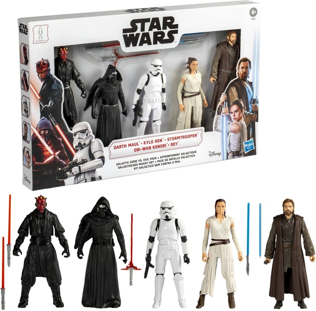 Набір фігурок Hasbro Disney Star Wars: Galactic Good vs. Evil 9,5 см G0310 (5010996238832) - зображення 2