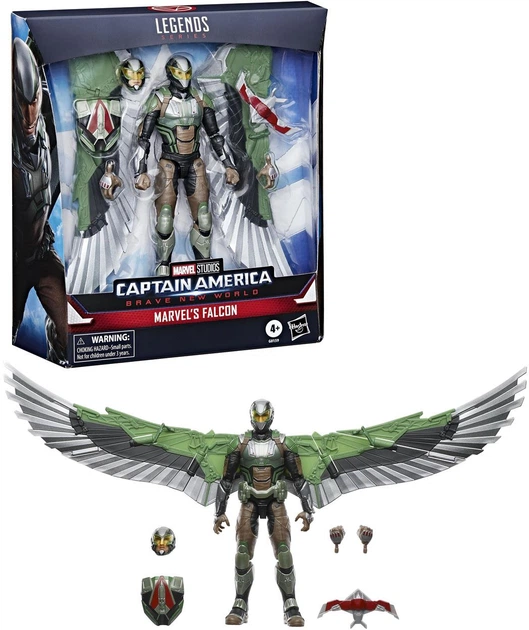 Фігурка Hasbro Marvel Капітан Америка: Brave New World Фалкон 24 см G0159 (5010996222626) - зображення 2