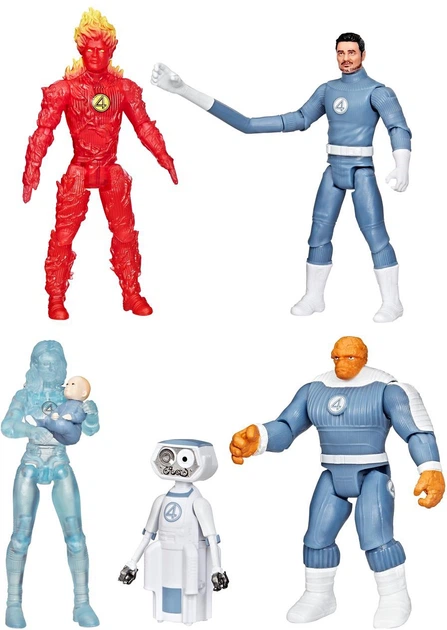 Zestaw figurek Hasbro Marvel Epic World of action: The Fantastic Four First Steps 6 cm G0982 (5010996325389) - obraz 4