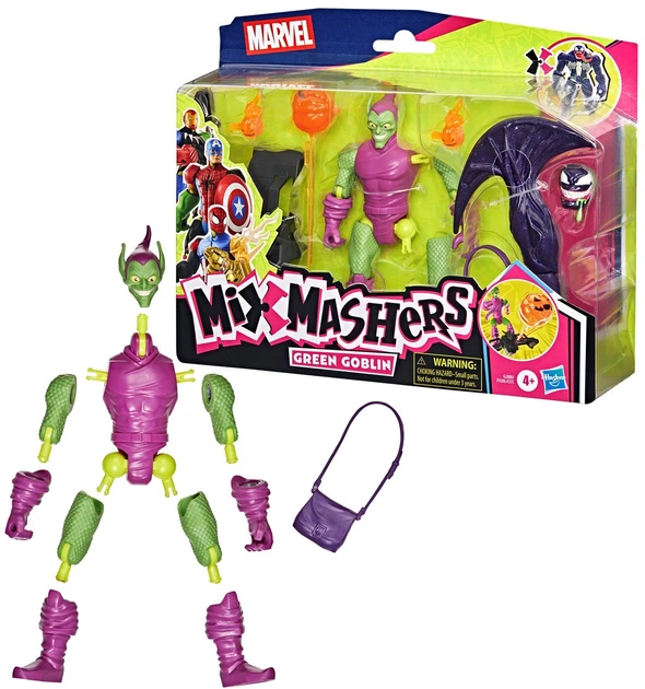 Figurka Hasbro Marvel Mixmashers: Spider-Man and Green Goblin 15 cm G2880 (5010996359964) - obraz 3