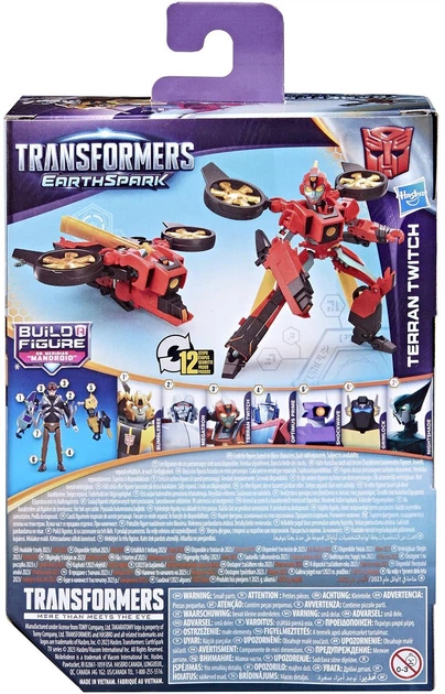 Figurka Hasbro Transformers: Earthspark Deluxe Class Terran Twitch 12.5 cm F6734 (5010996310163) - obraz 2