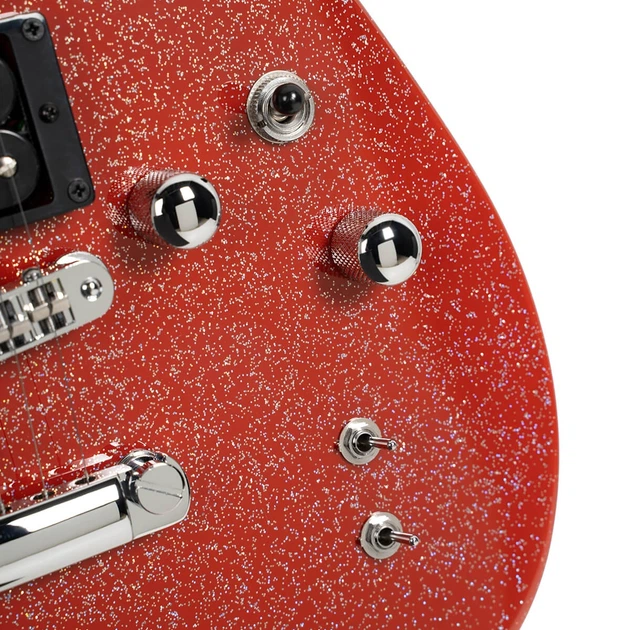 Электрогитара Cort MBM-2H Sustainiac (Red Sparkle) - изображение 7