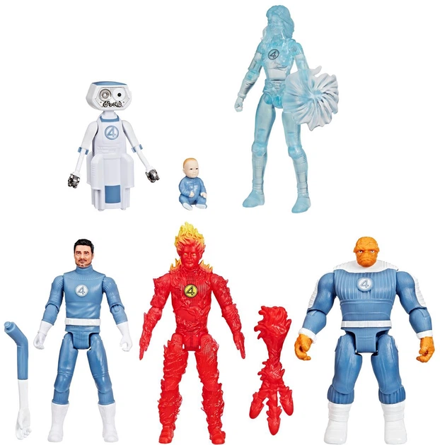 Набор фигурок Hasbro Marvel Epic World of Action: The Fantastic Four First Steps 6 см G0982 (5010996325389) - Фото 5 Набор фигурок Hasbro Marvel Epic World of Action: The Fantastic Four First Steps 6 см G0982 (5010996325389) - изображение 5