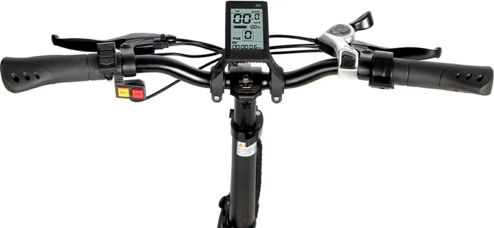 Електровелосипед фетбайк SAMEBIKE XWLX09 (500 Вт; 10 А/год; 48 В), колеса 20х4", з ручкою газу, чорний (ECO_SMB-XWXL09-black) - изображение 4