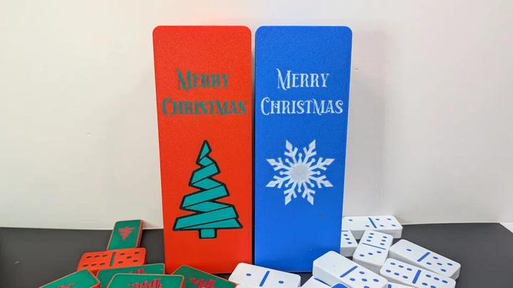 Настільна гра доміно різдвяне у подарунковій коробці Merry Christmas. Aivory - изображение 2