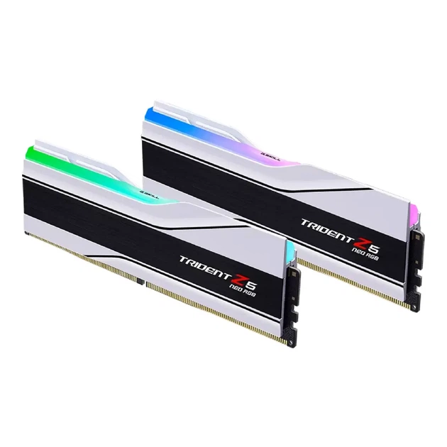 Модуль пам'яті G.Skill Trident Z5 Neo RGB White DDR5-6000 64GB (2x32GB) (F5-6000J2636H32GX2-TZ5NRW) - Фото 2 Модуль пам'яті G.Skill Trident Z5 Neo RGB White DDR5-6000 64GB (2x32GB) (F5-6000J2636H32GX2-TZ5NRW) - изображение 2