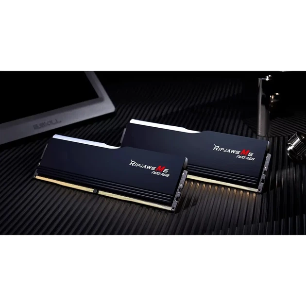 Модуль пам'яті G.Skill Ripjaws M5 Neo RGB Black DDR5-6000 32GB (2x16GB) (F5-6000J2836G16GX2-RM5NRK) - изображение 4