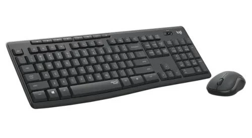 Комплект бездротовий Logitech MK295, Graphite, клавіатура + миша, вологозахищена конструкція, технологія 'SilentTouch' (920-009800) - изображение 2