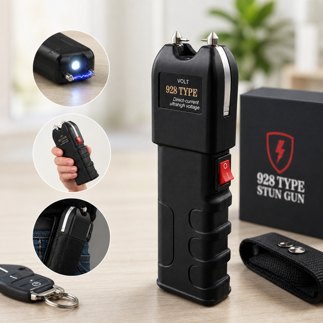 Фонарь-отпугиватель Bailong WS-928 SDF 12000 кВ с LED-подсветкой - изображение 3
