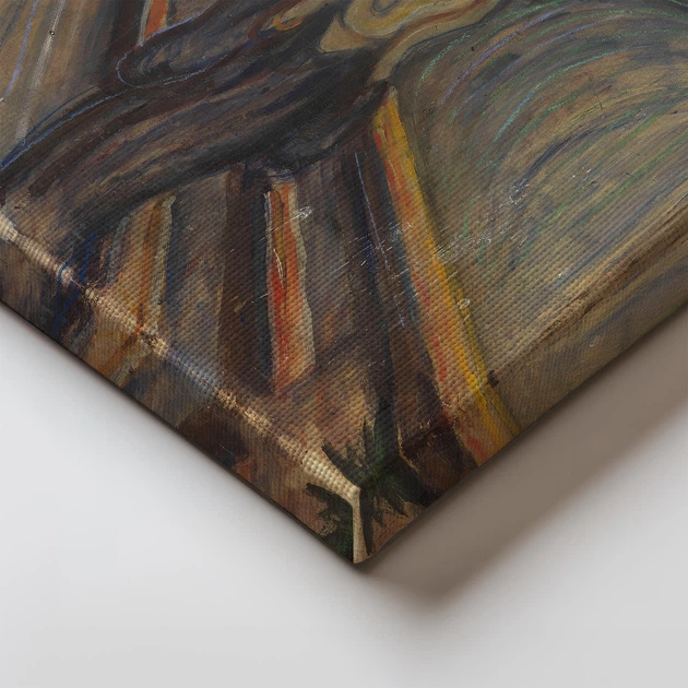 Інтер'єрна картина Крик, Едвард Мунк, Edvard Munch, The Scream, 40×30 см (id6362) - зображення 4