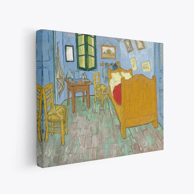 Інтер'єрна картина Спальня в Арлі, Вінсент ван Гог, Vincent van Gogh, The Bedroom, 30×38 см (id6656) - зображення 2