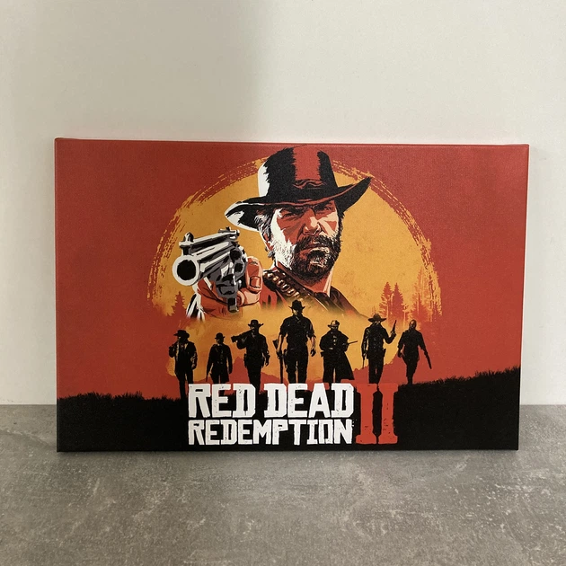 Интерьерная картина Red Dead Redemption 2, RDR 2, декор комнаты геймера, 60×85 см (id2954) - изображение 4
