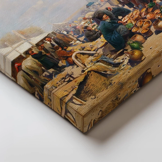 Интерьерная картина Ярмарка в Полтаве, Васильковский Сергей (1902), 28×42 см (id4471) - изображение 3