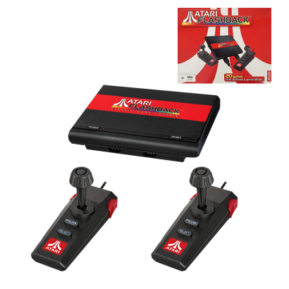 Консоль Atari 2600 7800 Flashback Black + 20 Встроенных Игр + Коробка Б/У - Фото 1 Консоль Atari 2600 7800 Flashback Black + 20 Встроенных Игр + Коробка Б/У - изображение 1