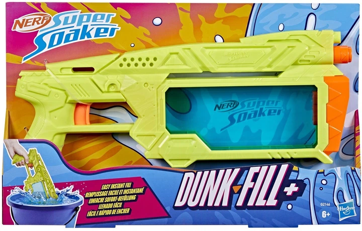 Водяний пістолет Hasbro Nerf: Super Soaker Core - Dunk Fill (G2146) (5010996351999) - Фото 4 Водяний пістолет Hasbro Nerf: Super Soaker Core - Dunk Fill (G2146) (5010996351999) - зображення 4
