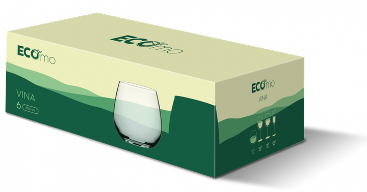 Набор низких стаканов Ecomo Vina C3310 (500мл) 6шт - изображение 2