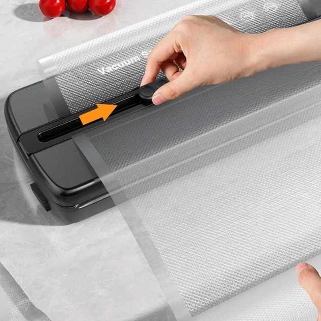 Вакуумный домашний упаковщик с пакетами автоматический Vacuum Sealer Вакууматор бытового аппарата для упаковки продуктов - изображение 6