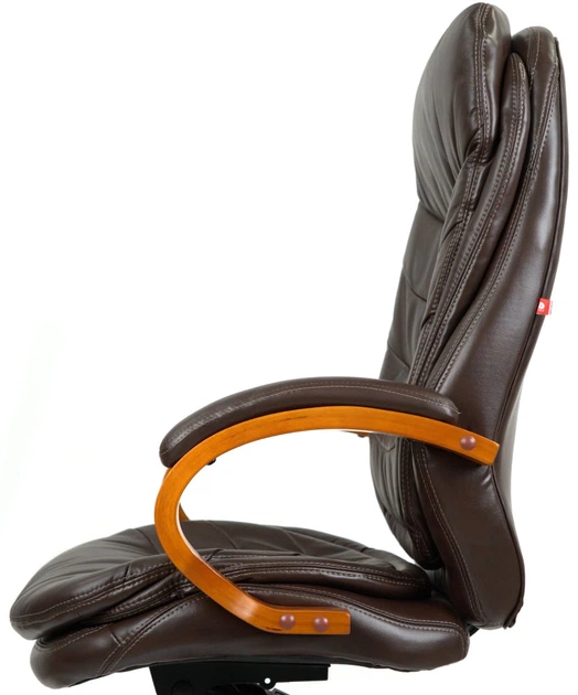 Кресло АКЛАС Валенсия Soft EX MB (Кожа LC-K Dark brown/PU Dark brown) - Фото 12 Кресло АКЛАС Валенсия Soft EX MB (Кожа LC-K Dark brown/PU Dark brown) - изображение 12