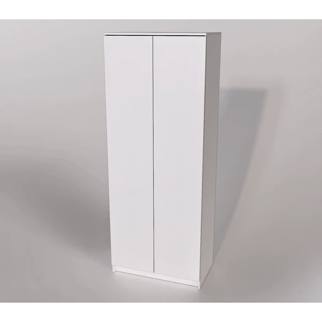 Шафа розпашна для одягу Kioto 780*470*2000 зі штангою та полицею Білий - зображення 6