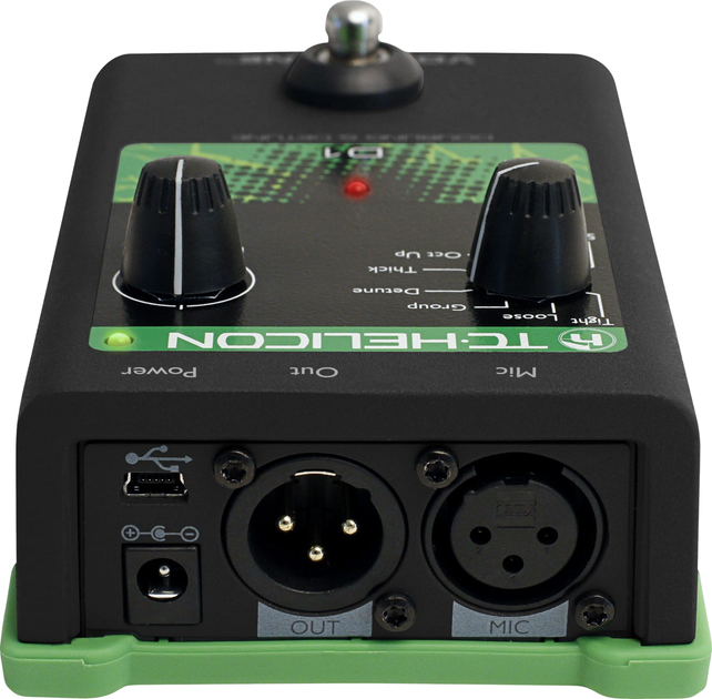 Procesor wokalny TC Helicon VoiceTone D1 Dubler/Detuner (5706622011923) - obraz 3