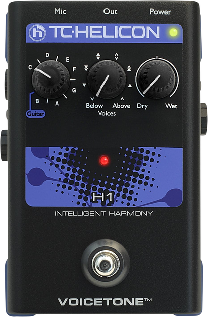 Вокальний процесор TC Helicon VoiceTone H1 Intelligent harmony (5706622011992) - Фото 1 Вокальний процесор TC Helicon VoiceTone H1 Intelligent harmony (5706622011992) - зображення 1